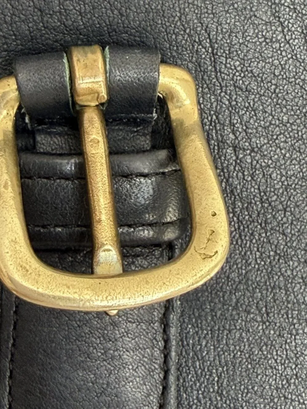 Rare Vintage Coach Buckled Clutch Long 9610 in Navy Leather - NYC made 1977, EVC